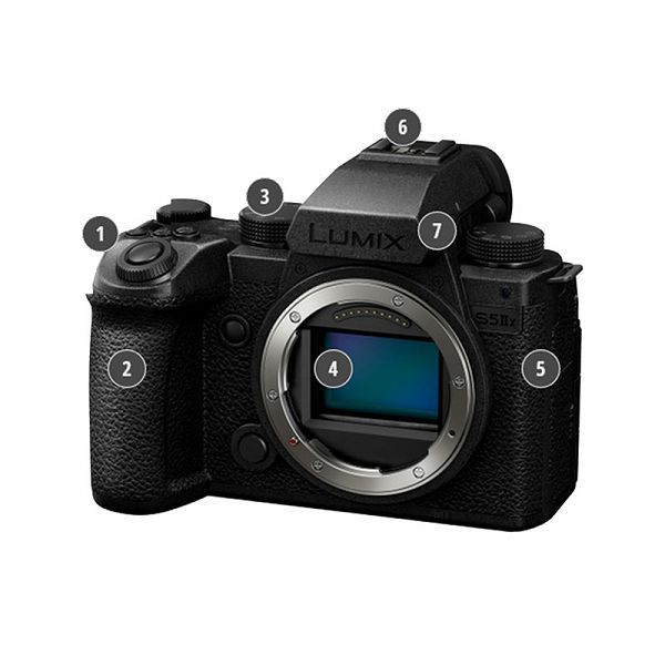 Panasonic Digitalni fotoaparat Lumix S5 II X + Lumix S 20-60mm