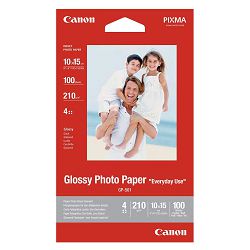 Canon Potrošni materjal BJ MEDIA GP-501 4X6 100 SHEETS Glossy Photo paper 4x6 100 Sheets
