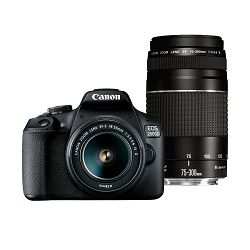 Canon Digitalni fotoaparat EOS 2000D + EF-S 18-55mm IS II + EF 75-300mm III