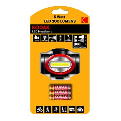 Kodak Baterijska svjetiljka LED Headlamp 300 + 3x 3A HD