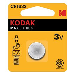 Kodak Baterija MAX Lithium CR1632