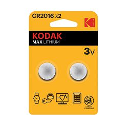 Kodak Baterija MAX Lithium CR2016 batteries (2 pack)