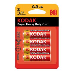 Kodak Baterija Super Heavy Duty Zinc KAAHZ-4 (4 pack)