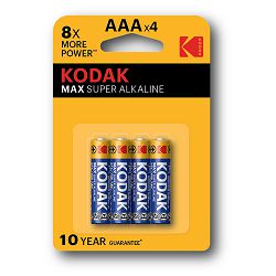 Kodak Baterija MAX Super Alkaline K3A-4P