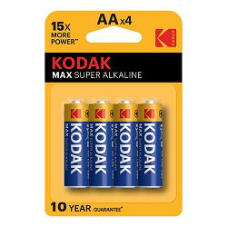 Kodak Baterija MAX Super Alkaline KAA-4P