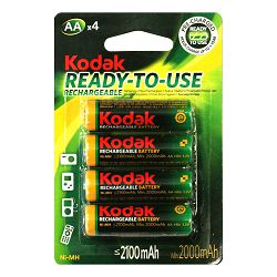 Kodak Baterija Rechargeable Ni-MH AA-4 / 2100mAh (4 pack)