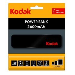 Kodak Power Bank Charger 2600mAh Black