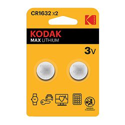 Kodak Baterija MAX Lithium CR1632 (2-pack)