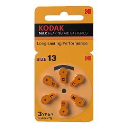 Kodak MAX Hearing Aid baterije KP13-6P