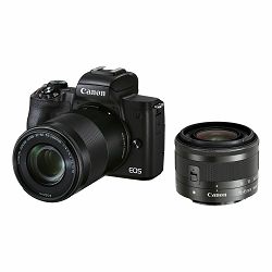 Canon Mirrorless Camera EOS M50 Mark II + EF-M 15-45mm + EF-M 55-200mm
