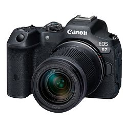 Canon Mirrorless Camera EOS R7 + RF-S 18-150mm + Mount Adapter EF-EOS R