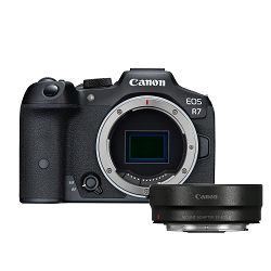 Canon Mirrorless Camera EOS R7 (Body) + Mount Adapter EF-EOS R