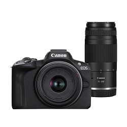Canon Mirrorless Camera EOS R50 + RF-S 18-45mm + RF 75-300 f/4-5.6