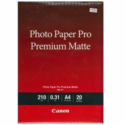 Canon fotopapir PM-101 Pro Premium Matte Photo Paper A4 (20 listova)