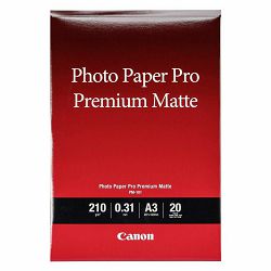 Canon fotopapir PM-101 Pro Premium Matte Photo Paper A3 (20 listova)