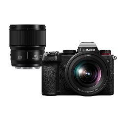 Panasonic Digitalni fotoaparat LUMIX S5 + Lumix S 20-60mm f/3.5-5.6 + Lumix S 85mm f/1.8