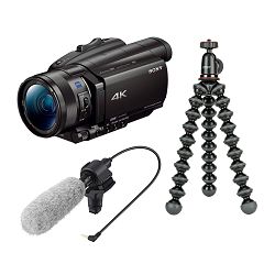 SONY Digitalna videokamera FDR-AX53B + CG60 mic. + Joby 1K Vlog kit