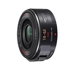 Panasonic Objektiv Zoom lens H-PS14042E-K Lumix G X Vario Power Zoom 14-42mm/f3,5-5,6 ASPH. POWER O.I.S. Crni