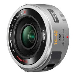 Panasonic Objektiv Zoom lens H-PS14042E-S Lumix G X Vario Power Zoom 14-42mm/f3,5-5,6 ASPH. POWER O.I.S. Srebrni