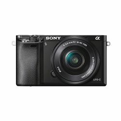 SONY Digitalni fotoaparat Alpha a6000 + E PZ 16-50mm f/3.5–5.6 OSS (Black)