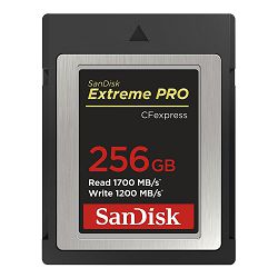SanDisk memorijska kartica SDCFE-256G-GN4NN SanDisk Extreme Pro CFexpress™ Card Type B, 256GB, 1700MB/s Read, 1200MB/s Write 