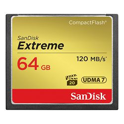 SanDisk Memorijska kartica SDCFXSB-064G-G46 Extreme CF 120MB/s, 85MB/s write, UDMA7, 64GB
