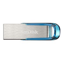 SanDisk USB Stick SDCZ73-128G-G46B SanDisk Ultra Flair™ USB 3.0 128GB (Tropical Blue Color)