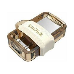 SanDisk USB Stick SDDD3-032G-G46GW SDDD3-032G, Ultra Dual Drive, White-Gold, Retail, 4x6 Insert