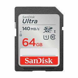 SanDisk Memorijska kartica SDSDUNB-064G-GN6IN Ultra SDXC 64GB  R140MB/s Class 10 UHS-I