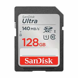 SanDisk Memorijska kartica SDSDUNB-128G-GN6IN Ultra SDXC 128GB  R140MB/s Class 10 UHS-I