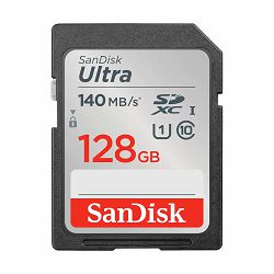SanDisk Memorijska kartica SDSDUNC-128G-GN6IN Ultra SDXC 128GB R140MB/s Class 10 UHS-I