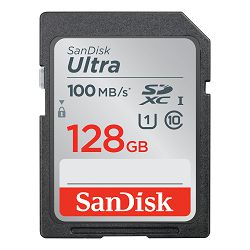 SanDisk Memorijska kartica SDSDUNR-128G-GN3IN Ultra SDXC  128GB  R100MB/s  Class 10 UHS-I