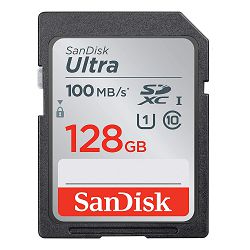 SanDisk Memorijska kartica SDSDUNR-128G-GN6IN Ultra SDXC  128GB  R100MB/s  Class 10 UHS-I U1
