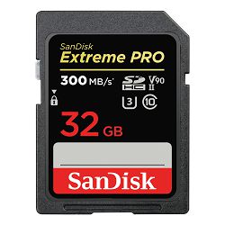 SanDisk Memorijska kartica SDSDXDK-032G-GN4IN Extreme Pro SDHC 32GB  R300MB/s  W260MB/s  Class 10 V90 UHS-II U3