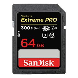 SanDisk Memorijska kartica SDSDXDK-064G-GN4IN Extreme Pro SDHC 64GB - 300MB/s Class 10 UHS-II U3