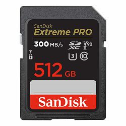 SanDisk Memorijska kartica SDSDXDK-512G-GN4IN Extreme Pro SDXC 512 GB R300 MB/s W260 MB/s Class 10 V90 UHS-II U3