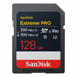 SanDisk Memorijska kartica SDSDXDM-128G-GN4IN Extreme Pro SDXC 128GB  R300MB/s  W300MB/s  Class 10 V90 UHS-II U3