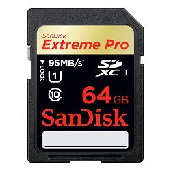 SanDisk Memorijska kartica SDSDXPA-064G-X46 Extreme Pro SDXC 64GB - 95MB/s Class 10 UHS-I