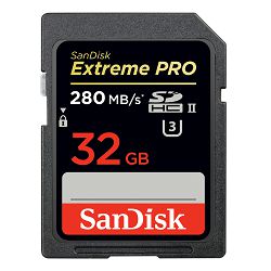 SanDisk Memorijska kartica SDSDXPB-032G-G46 Extreme Pro SDHC 32GB - 280MB/s UHS-II