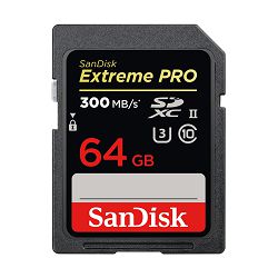 SanDisk Memorijska kartica SDSDXPK-064G-GN4IN Extreme Pro SDXC 64GB - 300/MB/s UHS-II