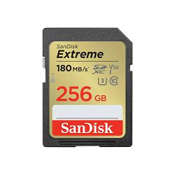 SanDisk Memorijska kartica SDSDXVV-256G-GNCIN Extreme SDXC 256GB R180MB/s W130MB/s Class 10 V30 UHS-I U3