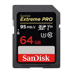 SanDisk Memorijska kartica SDSDXXG-064G-GN4IN Extreme Pro SDXC 64GB - 95MB/s V30 UHS-I U3