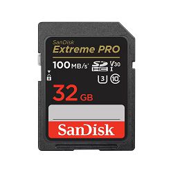 SanDisk Memorijska kartica SDSDXXO-032G-GN4IN Extreme Pro SDHC  32GB  R100MB/s  W90MB/s  Class 10 V30 UHS-I U3