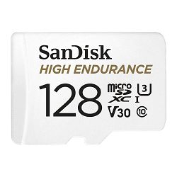 SanDisk Mamorijska kartica SDSQQNR-128G-GN6IA microSDHC High Endurance Video 128 GB C 10 U3 V30, Adapter