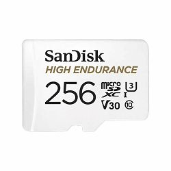 SanDisk Mamorijska kartica SDSQQNR-256G-GN6IA microSDHC High Endurance Video 256GB  R100MB/s  W40MB/s  C10 U3 V30 + SD Adapter