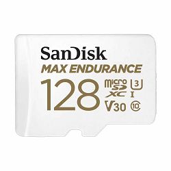 SanDisk Mamorijska kartica SDSQQVR-128G-GN6IA microSDHC Max Endurance Video 128GB  R100MB/s  W40MB/s  C10 U3 V30 + SD Adapter