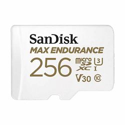 SanDisk Mamorijska kartica SDSQQVR-256G-GN6IA microSDHC Max Endurance Video 256GB  R100MB/s  W40MB/s  C10 U3 V30 + SD Adapter