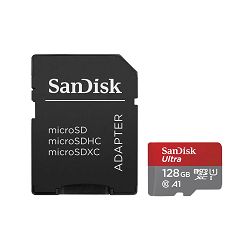 SanDisk Memorijska kartica SDSQUAB-128G-GN6MA Ultra microSDXC 128GB  R140MB/s  A1 Class 10 UHS-I + SD Adapter