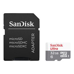 SanDisk Memorijska kartica SDSQUNR-064G-GN3MA Ultra Android microSDHC 64GB R100MB/s Class 10 UHS-I + SD Adapter