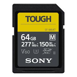 SONY Memorijska kartica SF-M 64GB R277 W150 MB/s UHS-II V60 U3 TOUGH